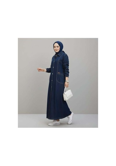 Hb Harma Time Butik Kadın Düğmeli Cepli Kar Yıkamalı Denim Lacivert Kot Kap Lacivert Lacivert Hb Harma Time Butik Kadın Düğmeli Cepli Kar Yıkamalı Denim Lacivert Kot Kap Lacivert Lacivert