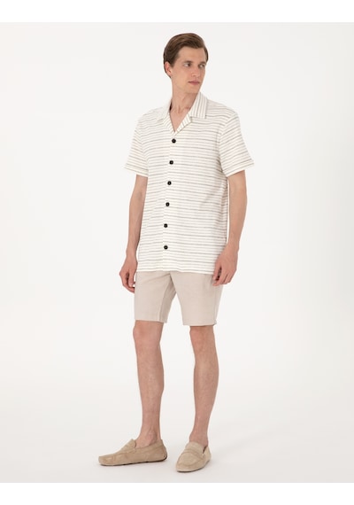Pierre Cardin Erkek Bej Gömlek Örme 50303892-vr011 Bej