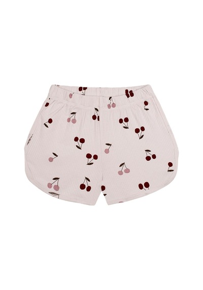 Antebies Kiraz Masalı Kolsuz Bluz Şort Pijama Takımı Pembe