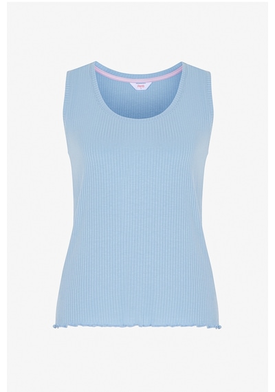 Penti Mavi Ella Solid Atlet Pijama Üstü