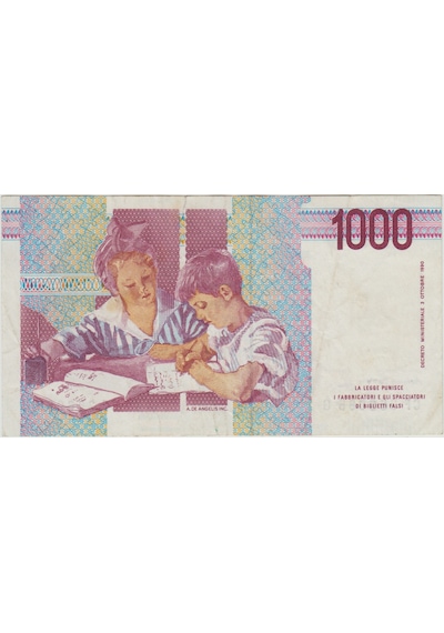 İtalya 1000 Liret 1990 Ççt.