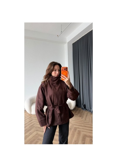 Blanco Kadın İthal Yumuşak Dokulu Zr Model Dik Yakalı Kuşaklı Süet Ceket Kahverengi Kahverengi Blanco Kadın İthal Yumuşak Dokulu Zr Model Dik Yakalı Kuşaklı Süet Ceket Kahverengi Kahverengi