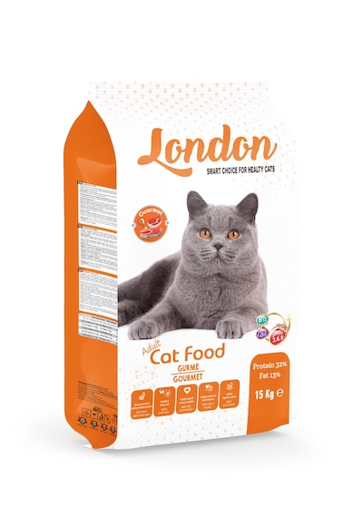 London Gourmet Tavuklu & Kuzulu & Somonlu Yetişkin Kedi Maması