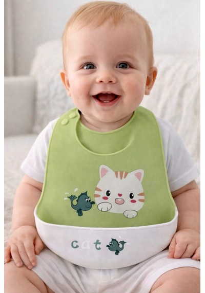 Silikon Bebek Mama Önlüğü Çocuk Mama Önlük Leke Tutmaz Yıkanabilir 814267780