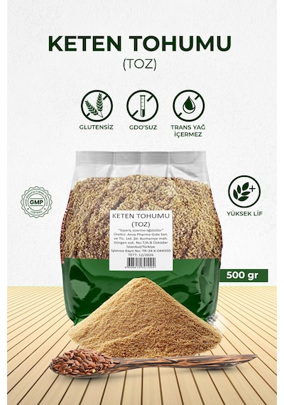 Ansa Pharma Keten Tohumu Taze Öğütülmüş 500 G