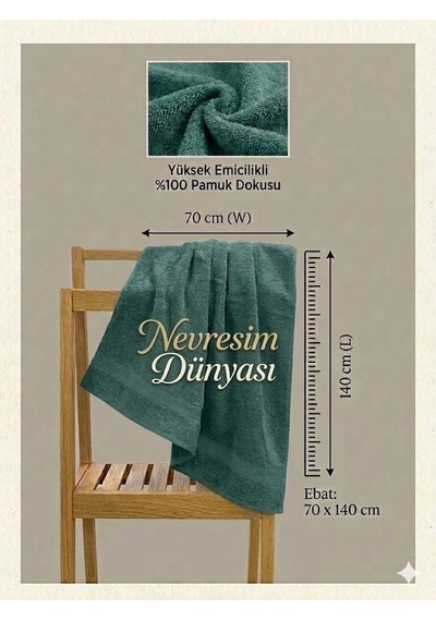Eco Lounge Prime Havlu 70x140 Yeşil