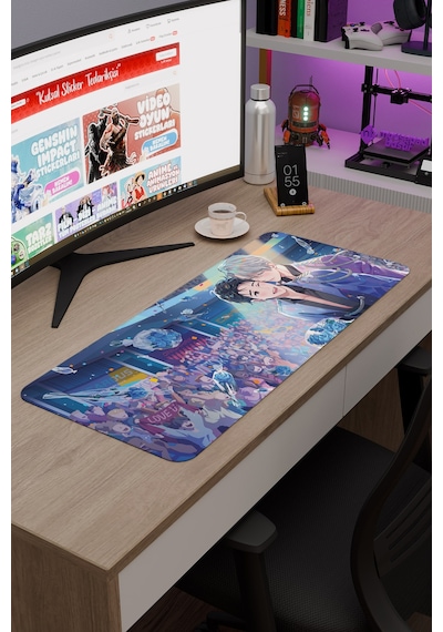 Yuri On Ice Anime V2 - 70x30 Xl Gaming Kauçuk Kaymaz Taban Mouse Pad Fare Altlığı