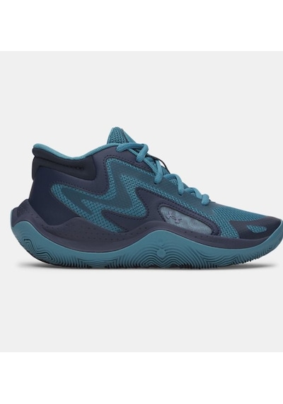 Under Armour Gs Jet 25 Çocuk Basketbol Ayakkabısı 6001587-466 Mavi