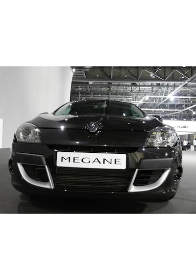 Renault Megane 3 Uyumlu Sis Çerçevesi Parlak Siyah Plastik