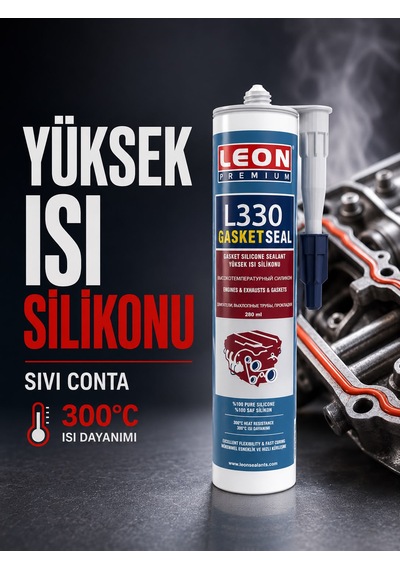 Yüksek Isı Silikonu 330 Gram Beyaz - Şeffaf