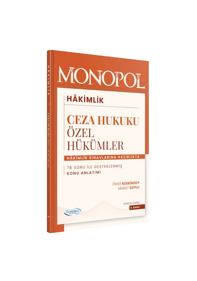 Ceza Hukuku Özel Hükümler 5. Baskı Monopol Yayınları