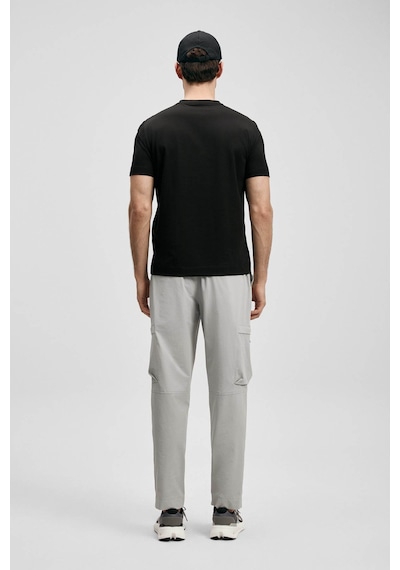 Lufian Oscar Modern Grafik Siyah Erkek T-shirt 111020280