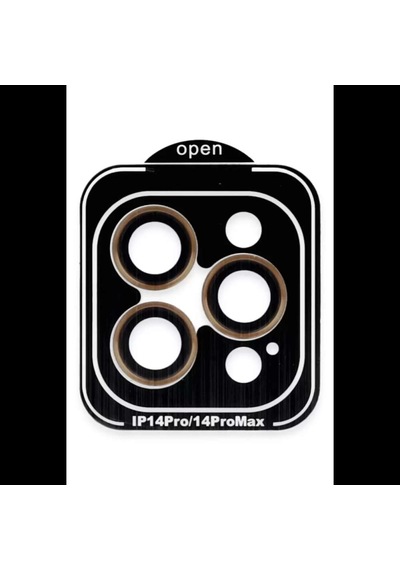 İphone 15 Pro Max Pvd Metal Kamera Lens - Turuncu Diğer