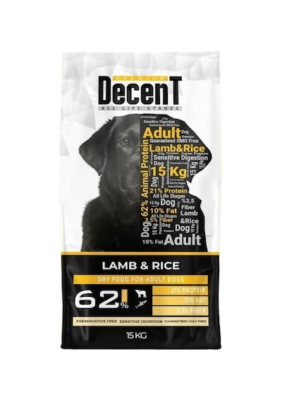 Decent Kuzulu 15 Kg Yetişkin Köpek Maması