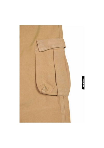 Xo Kids Oversize Fermuarlı Kargo Çift Cepli Geniş Paçalı Erkek Çocuk Pantolon 5-14 Yaş 2421