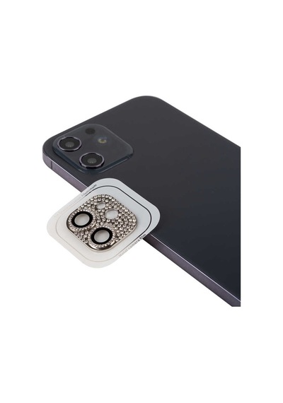 Zore İphone 12 Uyumlu Cl-08 Kamera Koruyucu-gümüş