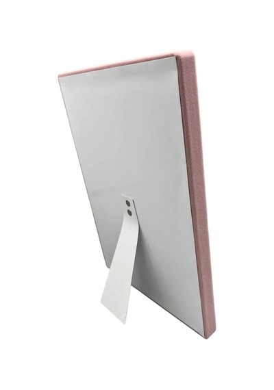 Yerli Üretim Süet Kumaş Pembe Renk 34/24 Cm Ayaklı Kolye Sergileme Standı Çok Renkli