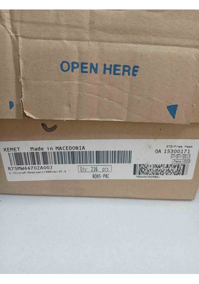 R75mw4470za00j 4.7mf 400v 37.5 Polyester Kondansatör 7 Adet