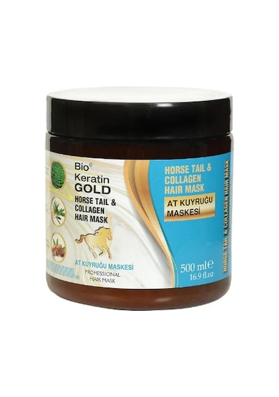 Bio Keratin Gold At Kuyruğu Bitki Özlü Saç Bakım Maskesi 500 ML
