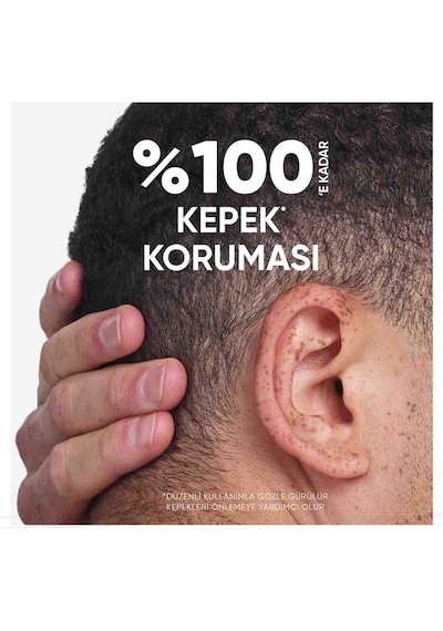 2'si 1 Arada Klasik Bakım Kepek Karşıtı Şampuan 625ml X 3 Adet Tüm Saç Tipleri