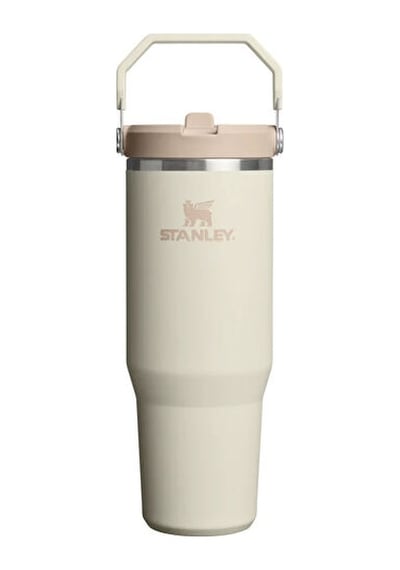 Stanley The Iceflow Flip Straw 2.0 Tumbler 0.89l Pipetli Termos 10-13424-0197 Krem