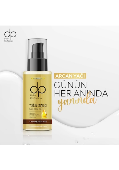 Dp Daily Perfection Argan Yağlı Ve E Vitaminli Saç Bakım Yağı 100 ML