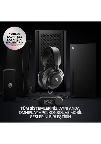 Steelseries Arctis Nova Pro Omni Wireless Ve Bluetooth Hi-res Oyuncu Kulaklığı