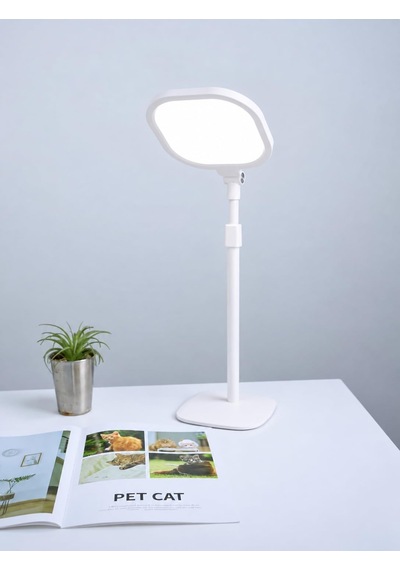 Tr Telefon Tutuculu 84 Led 10w Video Konferans Işığı Usb F-616 Beyaz