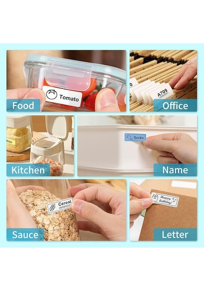 U1 200 Dpı Mini Taşınabilir Mürekkepsiz Termal Etiket Yazıcısı
