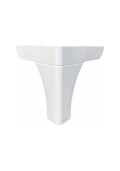 4 Adet Bella Lükens Ayak Mobilya Koltuk Çekyat Ayağı 14 Cm Beyaz