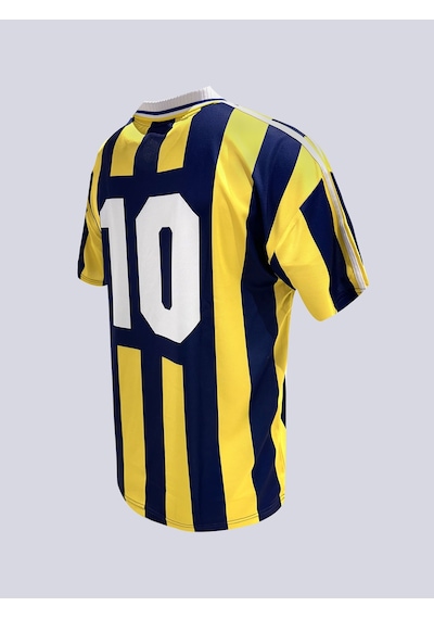 Fenerbahçe Retro Çubuklu Forma 95/96 Sarı-lacıvert
