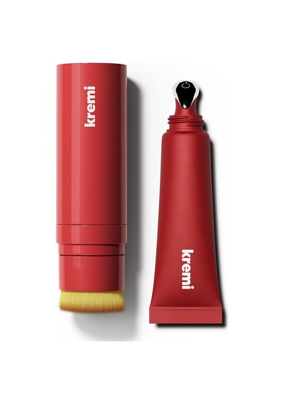 Kıss'n Blush & Lıp Vıtamın Balm 2'li Makyaj Seti Allık + Dudak Parlatıcı Peptit Seramid E Vitamini Poppy & Strawberry