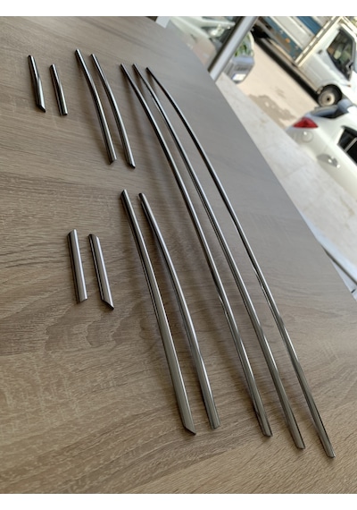 Passat B6 Ön Tampon Çıtası Krom 11 Parça 2005 - 2012 Paslanmaz Çelik Sisli Araçlar İçin