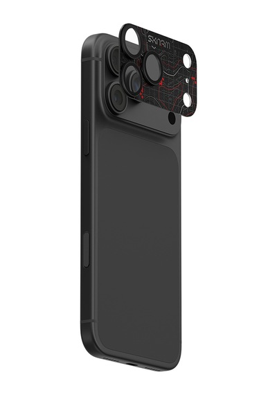İphone 18 Pro Max Uyumlu Skinarma Sonar Serisi Ionix Kamera Lens Koruyucu Siyah