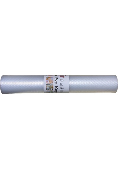 Eva Kaymaz 45cm X 10 Metre Şeffaf Kaymaz Raf Dolap İçi Ve Çekmece İçi Örtüsü Plastik Beyaz Tr Diğer