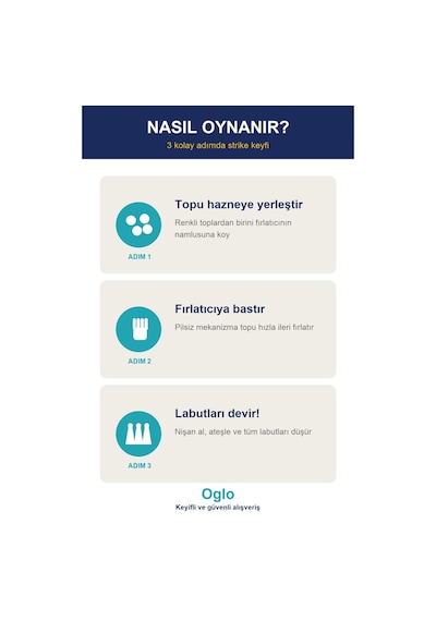 Top Fırlatan Tabanca 4 Labut 4 Top - Nişan Hedef Vurma Oyunu Kırmızı 3+ Yaş