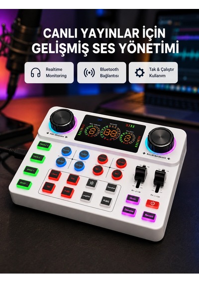 Kargo Podcast Karaoke Ve Sosyal Medya Yayınları İçin Ses Kartı Najmaddin