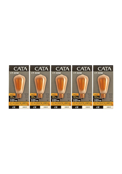 Ct-4350 4w St-64 Rustik Ampul -5 Li Paket