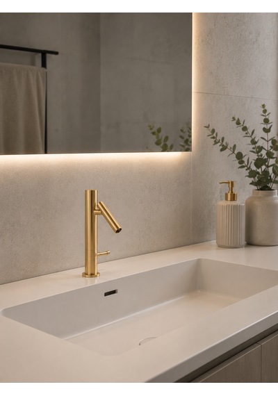Tokyo Mat Gold Lavabo Bataryası