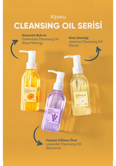 Aynısefa İçeren Gözenek Arındırıcı Makyaj Temizleme Yağı A'pıeu Calendula Cleansing Oil Pore Melting 98825722