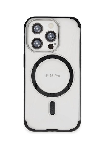 Aklow Akyoleticaret İphone 15 Pro Max Hilton Magsafe Kapak - Siyah