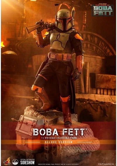 Hot Toys Boba Fett Deluxe Version Quarter Scale Figure - 9103332 - Star Wars / The Book Of Boba Fett
