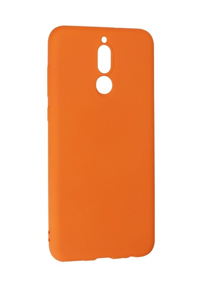 Newface - 865 - Huawei Mate 10 Lite Kılıf Nano İçi Kadife Silikon - Csmo-tex - - Turuncu