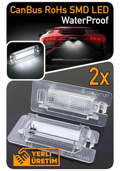 Bmw 3 Serisi E90 E91 E92 E93 2004-2013 Canbus Led Plaka Aydınlatma Ledi Lambası
