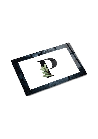 Decorita Cam Kesme Tahtası - Cam Kesme Tablası Harfli Tasarım P 20 CM x 30 CM