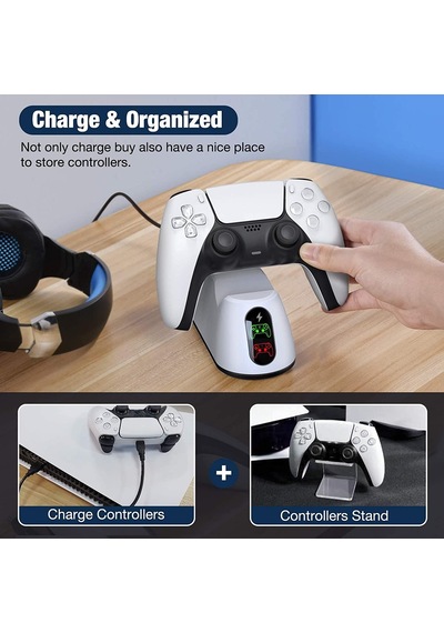 Ps5 Dualsense Şarj Istasyonu Dock Göstergeli