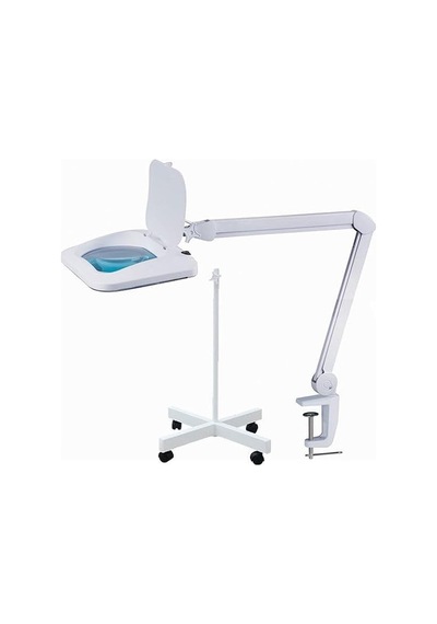 Loyka 6020-8 Hem Ayaklı Hem Masaüstü Ledli Köşeli Lensli Büyüteç