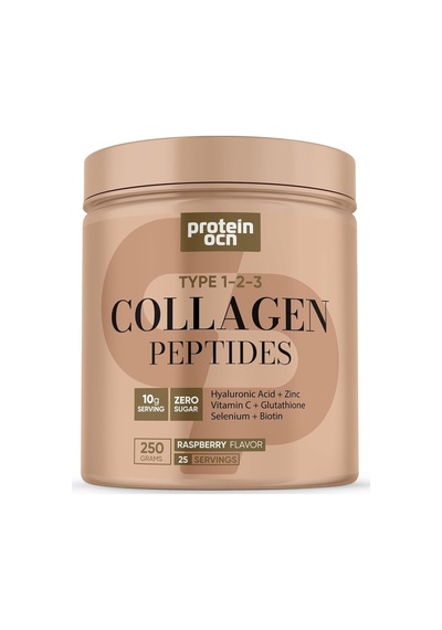 Collagen Kolajen Ahududu 6 Vitamin İlaveli Tip 1,2,3 250g 25 Servis