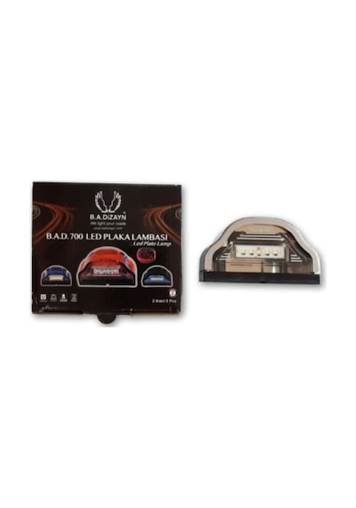 Ahmet Otomotiv 2 Adet Krom Plaka Lambası 12v-24v