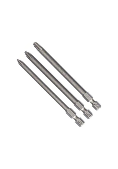 3 Parça.-set Ekstra Sert Tornavida Ucu Phillips Vidalar- Uzunluk 89 Mm